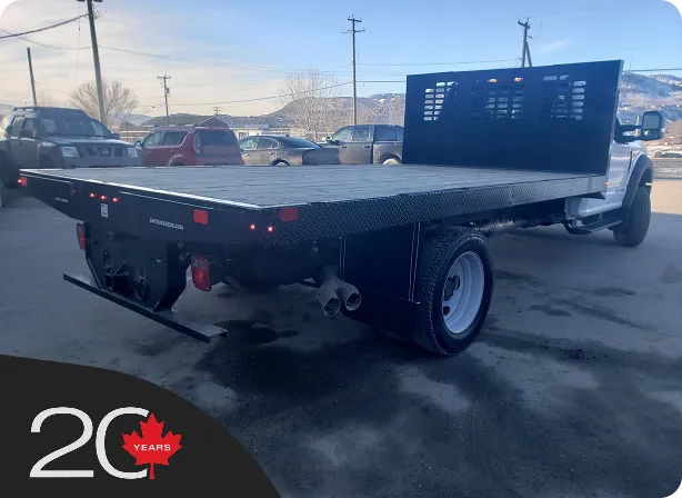 Heavy-duty truck deck fabricated and installed by NxStar Systems